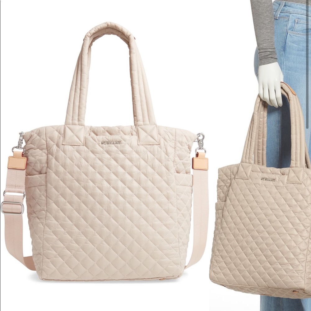 MZ WALLACE MAX ll TOTE MUSHROOM COLOR